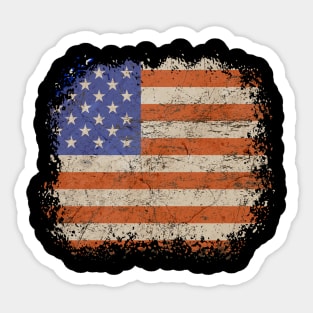 American Flag Sticker